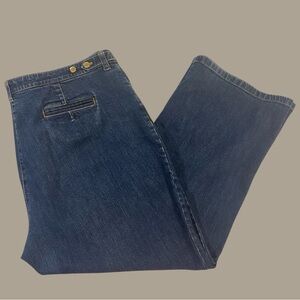 Jones New York Dark Denim Flare Jeans Size 22